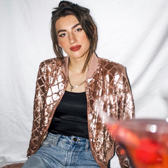 Forever 21 Jackets & Blazers - *SOLD* XXI Sequinned Jacket
